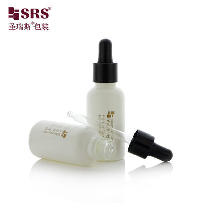 شراء D001- 50ml زجاج ملصق أبيض زجاج فارغ 5-100ml لـ مصل الوجه التصنيع عبر الإنترنت