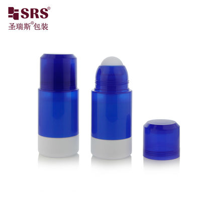 شراء RPPE ((P) -75ML حجم كبير الماس الفارغ اللون الأزرق لفة قابلة لإعادة التعبئة على الزجاجة مع الزجاجة الداخلية البديلة الزجاجة الداخلية البيضاء PP Pasitc الكرة الدوارة لملحقات هلام مزيل الرائحة التصنيع عبر الإنترنت
