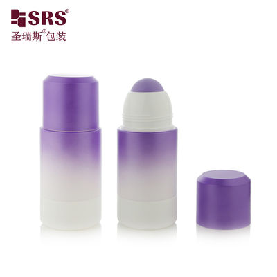شراء RPPE ((P) -75ML بيع مباشر من المصنع عطر فارغ العلامة التجارية البيضاء الأرجوانية المتدرجة قابلة لإعادة التعبئة على الزجاجة مع الشعار الطباعة مع الكرة الدوارة الأرجوانية المجوفة التصنيع عبر الإنترنت