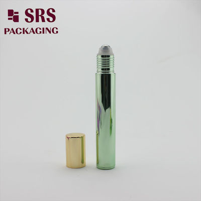 شراء SRS لفاف فارغ على الزجاجة اللون الأخضر المعدني 15 مل للعطور التصنيع عبر الإنترنت