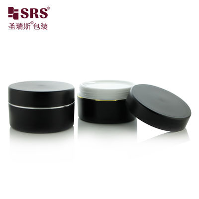 شراء SRSJK-100g حلول تغليف مستحضرات التجميل الصديقة للبيئة للرجال مستحضرات التجميل السوداء 100g كريم جرة في البلاستيك لأجهزة مسح الجسم التصنيع عبر الإنترنت