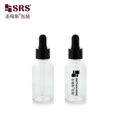 شراء D001-50ml العناية الشخصية الصيدلانية الفارغة الشفافة الزجاجية الشفافة الزجاجة قطرة مع الزجاج والشاشة الحريرية تخصيص الشعار التصنيع عبر الإنترنت