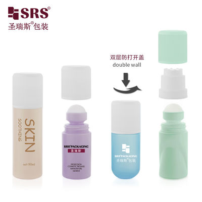 شراء RPPC1-60ml 100% زجاجة دوارة مقاومة للأطفال مانعة للتسرب بتصميم دائري أسطواني التصنيع عبر الإنترنت