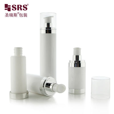 شراء Refillable Airless Pump Bottle 15ml 30ml 50ml for Cosmetic Creams التصنيع عبر الإنترنت
