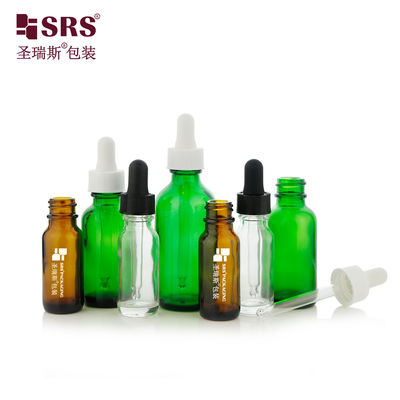 شراء البيع الساخن 15ml 30ml 60ml الزجاجية الشفافة الخضراء اللون الحمراء زجاجة قطرة التصنيع عبر الإنترنت
