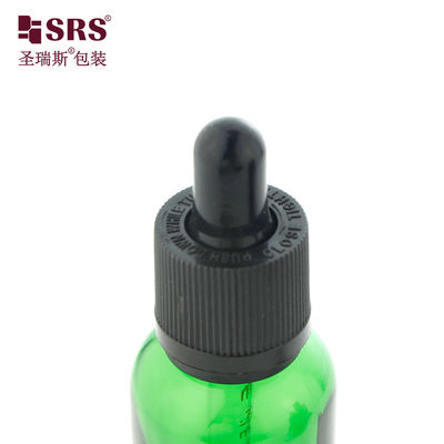 شراء Hot Selling Glass Dropper Bottle for Skincare Essential Oil with Press Screw Tamper Evident التصنيع عبر الإنترنت