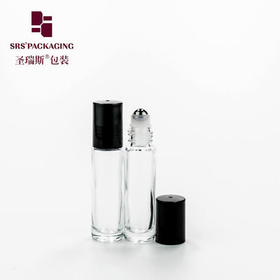 شراء كرة فولاذية عطر زجاجي لفة على الزجاجات المعدنية الزخرفة الملونة 10 مل التصنيع عبر الإنترنت