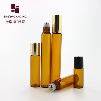 شراء زجاج عطر برفق فارغ على زجاجة 3 مل 5 مل 10 مل مع كرة رولي معدنية التصنيع عبر الإنترنت