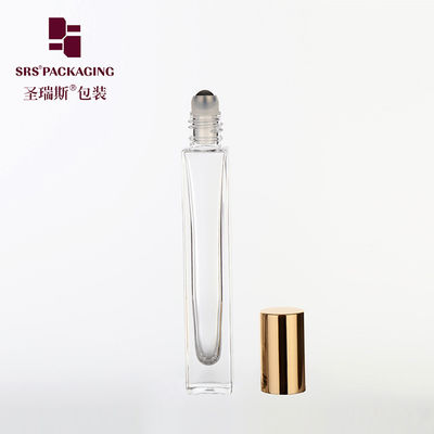 شراء عطر تجميلي واضح على زجاجة زجاجية جدار سميك مربع على شكل 10 مل التصنيع عبر الإنترنت