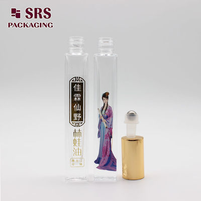 شراء GB2-10ml مربع عطر زجاجي حاوية كرة عجلة فارغة مع نمط الطباعة 3d التصنيع عبر الإنترنت