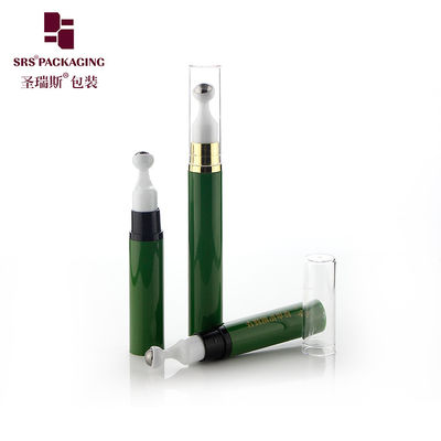 الزجاجة الورقية ذات اللون الأخضر مع مضخة بدون هواء 10ml 12ml 15ml العناية العينية