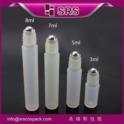 شفاف RPP-7ml لفة على الزجاجة مع ختم ضد التسرب لتطبيق عطر أخضر مضاد للحكة