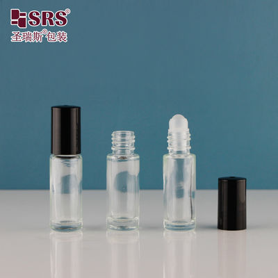 زجاجات زجاجية مرسومة 4ml 5ml 8ml 10ml للعناية بالبشرة والعطور