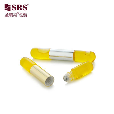 SGB2-5+5ML زجاجة زجاجية عطر مزدوجة واضحة 15 مليمتر مع كرة SS304
