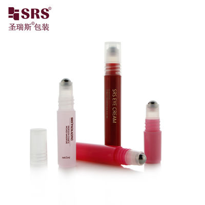 RPPH-8ML حاوية بلاستيكية PP ذات تصميم مخصص لامع أحمر مع غطاء