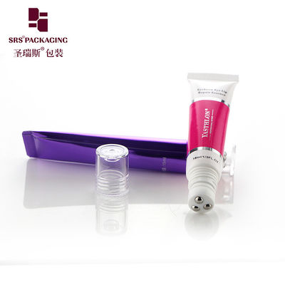 مستحضرات التجميل الفارغة 3 الأنبوب كرة الدوار المقاوم للصدأ ضغط D19mm للكريم العين