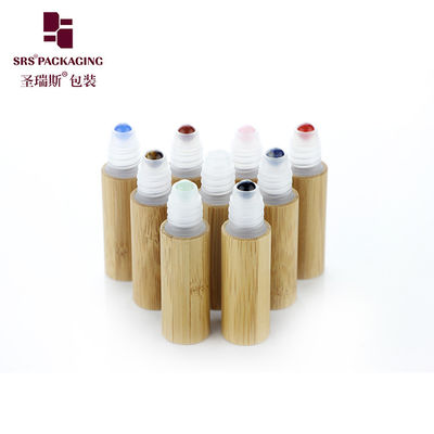BPP-5ML قنينة المطبق الكرة المتحركة الفارغة الخيزران لعناية البشرة التجميلية