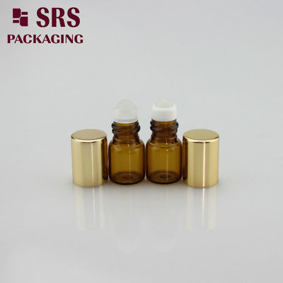 SRS خالي 1 مل من الزجاج البنفسجية صغيرة لفة عينة على الزجاجة مع غطاء الألومنيوم الذهبية