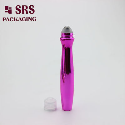 SRS التعبئة والتغليف الكريم البلاستيكي العين الفارغ 15 مل PETG زجاجة كرة الدوار