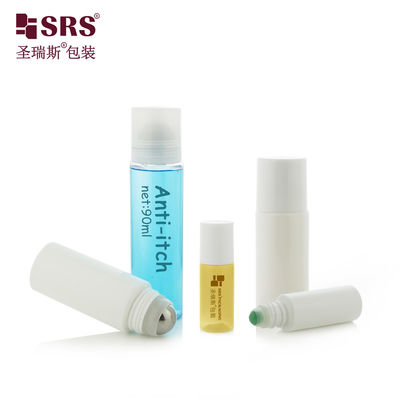 PET30-90ML لفة بلاستيكية شفافة من البترول على الزجاجة مع كرة 304 SUS