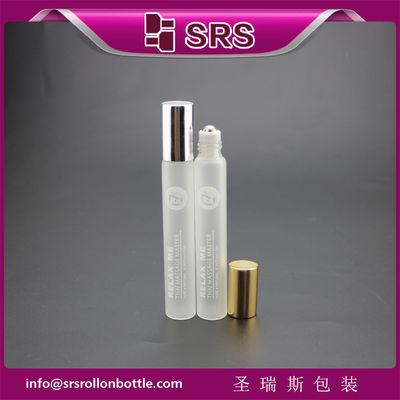 SRS فاخرة فارغة 10ml زجاج الصقيع زجاجة كرة للكريم