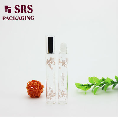 SRS 10ml لفة زجاجية شفافة مع كرة زجاجية
