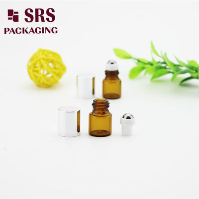 SRS خالي 1ml كأس زجاجي صغير على الزجاجة مع غطاء الألومنيوم الفضي