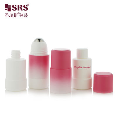Rppe(S) 50ml 75ml طلاء منحدر رذاذ الخوخ الوردي الأبيض قابلة لإعادة تعبئة علبة غيل مزيل مع بطاقة التدليك الفولاذية الكبيرة