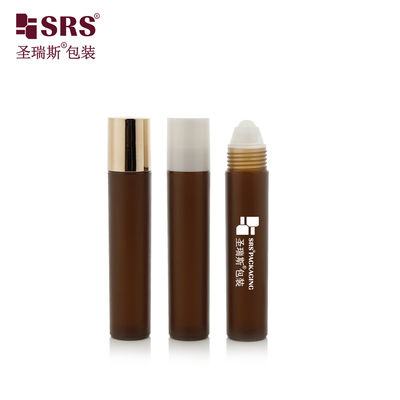 متينة RPP P -20ml غليظة متجمدة نهاية فارغة القهوة البني اللون لفة على الزجاجة مع غطاء المسمار الذهبية لعلاج العيون التعبئة