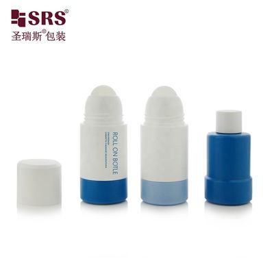 50ml 75ml PP البلاستيكية قابلة لإعادة التعبئة على الزجاجة للزيوت الأساسية