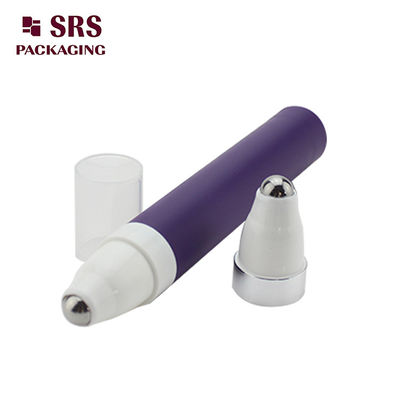 SRS 15ml لون أرجواني كريم العين بدون هواء على الزجاجة مع كرة فولاذية