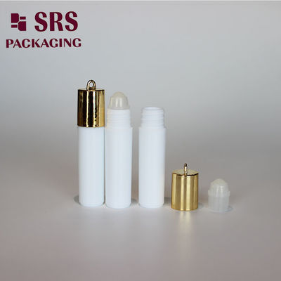 SRS عطر كوزميتي فارغ 5 مل من البلاستيك على الزجاجة مع غطاء الزناد الذهبي