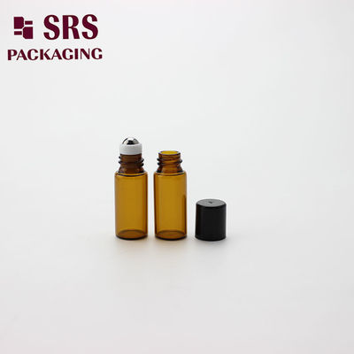 SRS تجارة الجملة العطر فارغة 3ml زجاجية صغيرة الكرة الدوارة اللون اللون