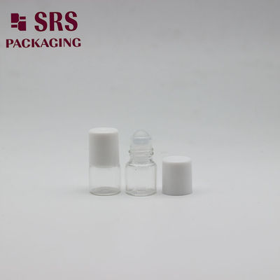 SRS عطر ميني مستحضرات التجميل الفارغة 1 مل زجاج شفاف الزجاجية