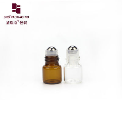عطر مستحضرات التجميل الزجاجية الزجاجية الزجاجية الفارغة 1 مل مع جدار رقيق