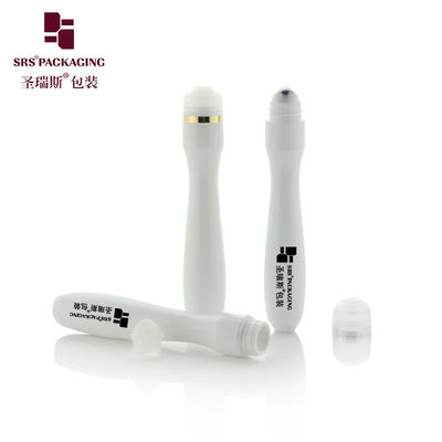 SRS8449-15ML شكل الخصر مصل العين لفة على الزجاجة ODM مع الكرة المعدنية