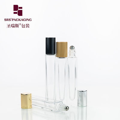 GB1-10ML العطر الزجاجي الفارغ على الزجاجة جدار سميك 10 مل مع غطاء معدني فضي